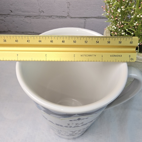 Boston Warehouse Blue and White Mug - Picture 7 of 7